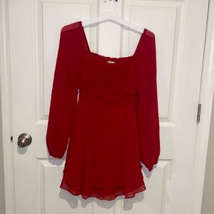 Red dress